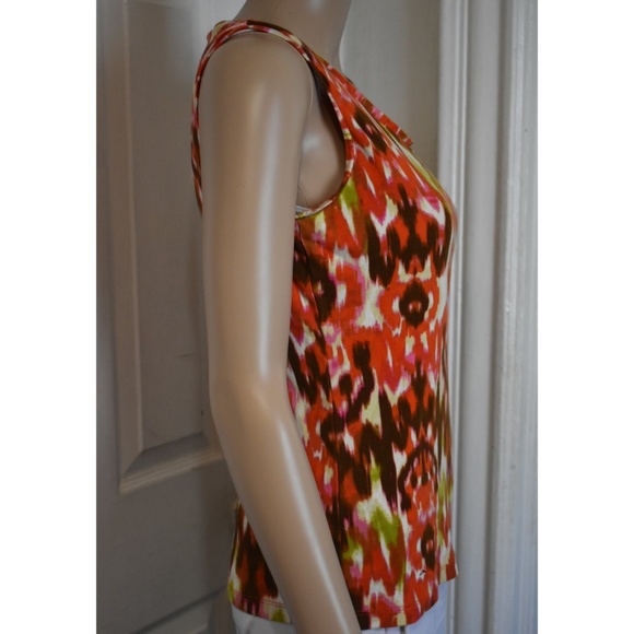 Anne Klein Sport {MULTICOLORED SLEEVELESS TOP} - Picture 6 of 9